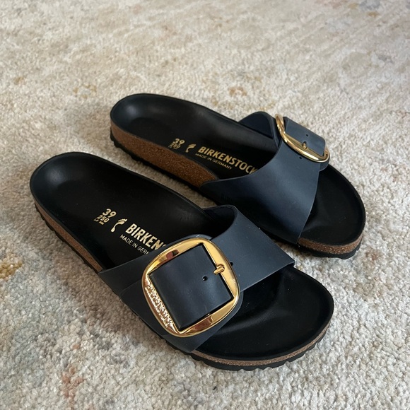 Birkenstock Madrid Big Buckle Slide Sandals - Picture 3 of 5